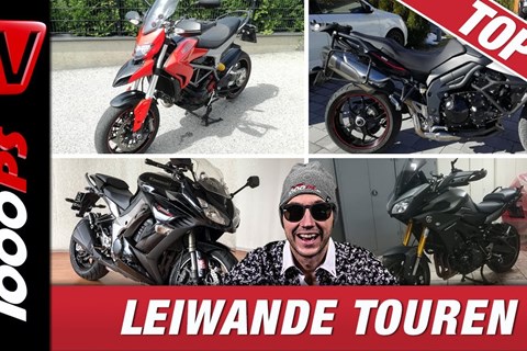 Top 5  - Die besten Motorräder für kurze Touren unter 7000 Euro