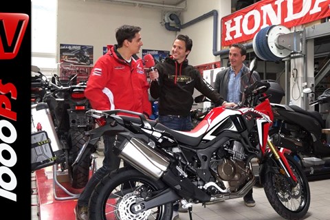 Honda Africa Twin | Abschiedsgrüße vor Rallyestart | Wie fährt die CRF1000L im Gelände?