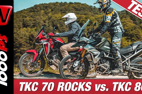 Enduro Reifen Legende Conti TKC 80 vs. TKC 70 Rocks - Vergleichstest