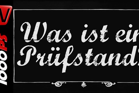 Was ist ein Prüfstand? - Motorrad Lexikon