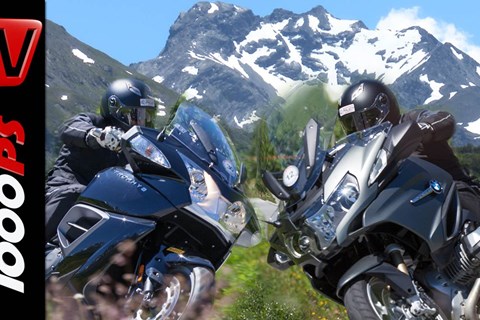 2015 Reise Tourer Test Alpen | BMW R 1200 RT, Triumph Trophy SE