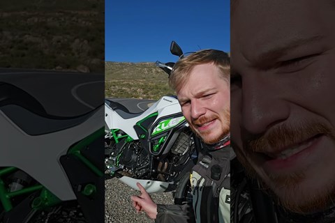 Warum hat die neue KLE500 so wenig Bodenfreiheit?! #kawasaki #kle500