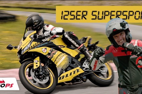 Yamaha R125 auf Dunlop Sportmax Q-Lite - Bestzeit auf der 1000PS Teststrecke