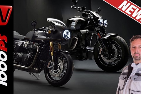 Triumph Rocket TFC und Thruxton TFC – brandneue Edelbikes der Briten!