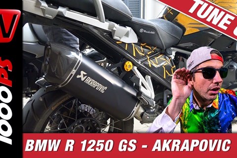 Akrapovic an der BMW R1250GS - Sound und Montage