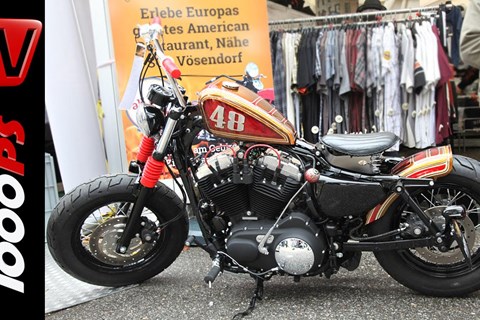 Harley Davidson 48 Custombike by HD-Graz auf der European Bike Week 2014
