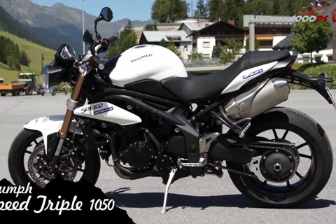 Triumph Speedtriple Test -  High Bike Ischgl