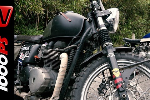 1500 Kilometer auf Triumph Rat Bike | Jan von BeUnique am Wheels and Waves 2016