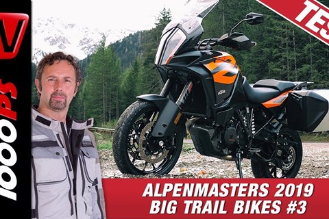 KTM 1290 Super Adventure S im Alpenmasters Test - Vergleich - große Reiseenduros 3/4