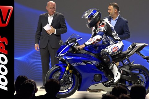 Yamaha Weltpremiere 2017 mit Valentino Rossi | R6, WR450F, T7 Concept, XSR 900 Abarth, T-Max