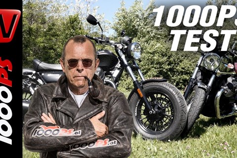 1000PS Test - Moto Guzzi V7 III Anniversario gegen Moto Guzzi V9 Bobber - Moto Guzzi forever!