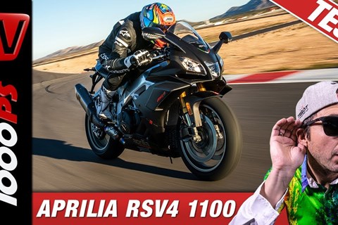 Aprilia RSV4 1100 Factory im Vergleichstest auf der Rennstrecke beim Masterbike 2019