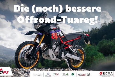 Aprilia Tuareg Rally 2025 - von der Rallye auf die Straße! Auf der EICMA 2024