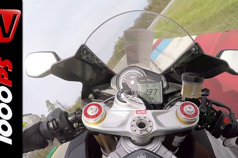 Aprilia RSV4 RR 2016 Onboard @MotoGP Racetrack Brünn