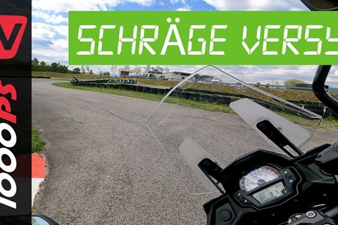 Versys auf der Piste! Reisemotorrad von Kawasaki mit 48 PS A2 - Bestzeit auf der 1000PS Teststrecke