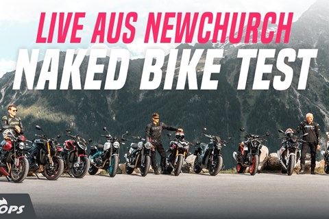 Passstraßen richtig fahren! Naked Bikes am Newchurch Summit 2026