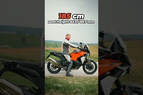 Sitztest der neuen KTM 1390 Super Adventure ! #ktm #ktm1390superadventure