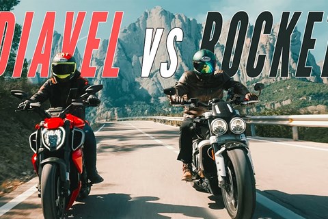 Keine Poser-Eisen! Ducati Diavel V4 vs Triumph Rocket 3 R Vergleich