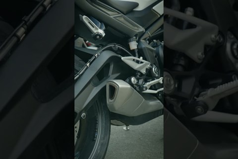 Sound 🔉 der neuen Triumph Street Triple R #shorts