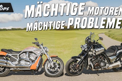 Seltene Powercruiser... die zurecht Exoten sind! Harley Davidson VRod Street Rod vs Yamaha VMax 1700
