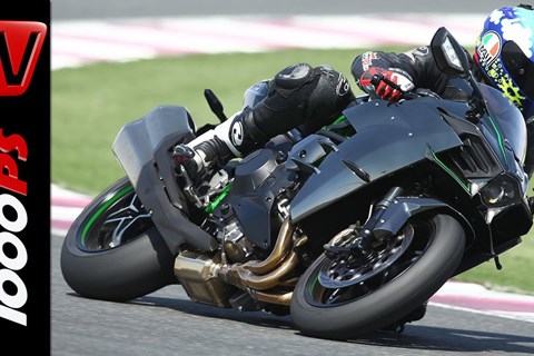 Test Kawasaki Ninja H2 - Rennstrecke 300km/h | Action, Sound, Fazit