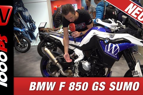 850ccm Supermoto - BMW F 850 GS Sumo - Wunderlich baut um
