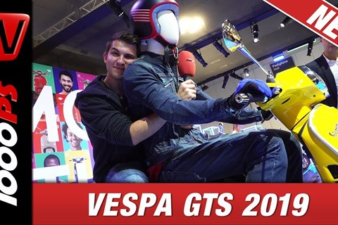 Vespa GTS 2019 - dezente Updates, neuer Motor und neues Top Modell: SuperTech!