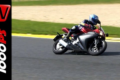 Yamaha YZF-R125 Testvideo Rennstrecke