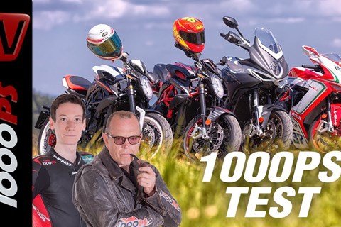 MV Agusta Vergleich– Dragster 800 RR, Brutale 800 RR, F3 800 RC, Turismo Veloce Lusso