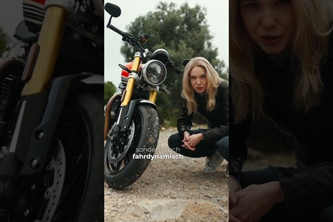 Die neue Triumph Speed Twin 1200 RS vorgestellt #triumph #speedtriplers1200