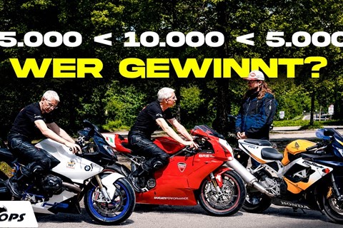 Supersportlegenden gebraucht: Honda Fireblade vs. Ducati 999 vs. BMW HP2 Sport