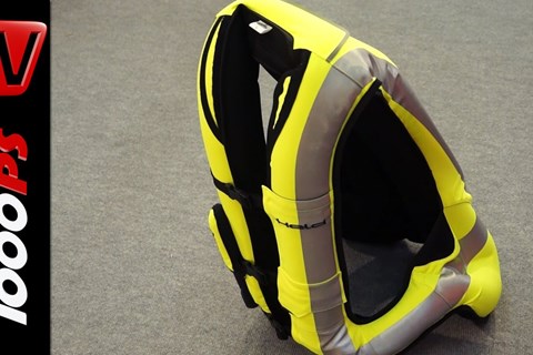 HELITE Airbag-Weste für Motorradfahrer | Live Demonstration