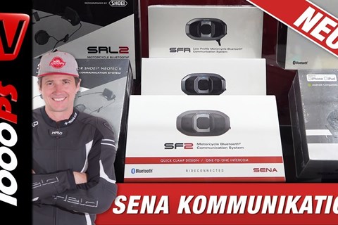 SENA Bluetooth Kommunikation am Motorrad - günstige "SF" Serie im Detail
