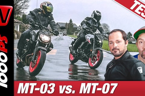 Yamaha MT-07 vs. MT-03 - muss es immer die Große sein?