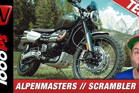 Triumph Scrambler 1200 XC Test - Alpenmasters Vergleich - Scrambler 3/4