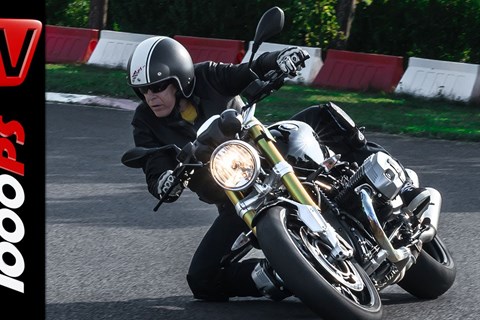 BMW R nineT Test | Action, Knieschleifen