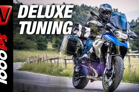 Deluxe Tuning an der BMW R 1200 GS Rallye - Das Auge fährt mit!