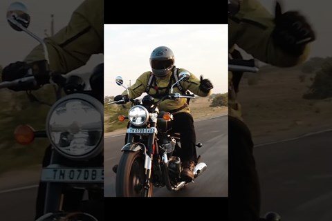 mehr Freizeit, weniger Arbeiten mit der Super Meteor 650 🇮🇳 #shorts