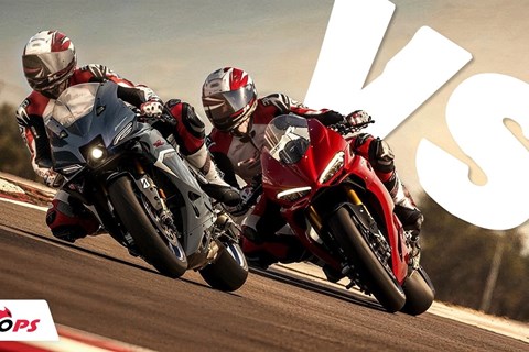 Ducati Panigale V2 vs Yamaha R9 - Vergleichstest – Kampf der Mittelklasse-Supersportler!