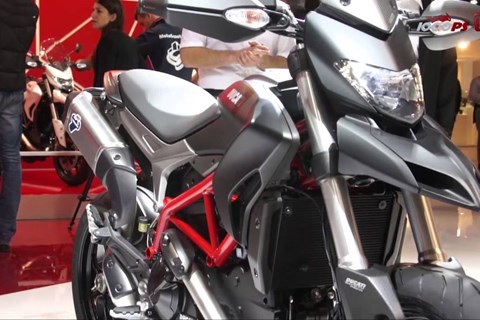 Premiere Ducati Hypermotard SP Hyper Strada Interview & Details-EICMA 2012