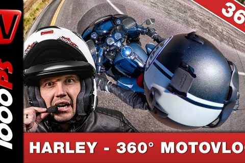 360 Grad Harley-Davidson Road Glide Limited 2020 - Die neuen Elektronikfeatures im MotoVlog