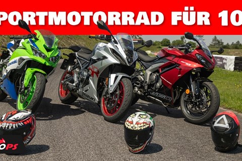 ECHTE Sportmotorräder für 10.000 Euro?! Daytona 660 vs. Ninja ZX-4RR vs. GSX-8R