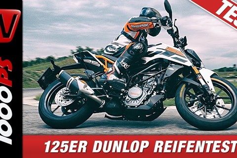Geile Pneus für 125er! Reifentest 125 ccm Motorräder - Dunlop im 3er-Pack