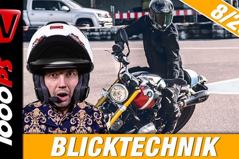 Die richtige Blicktechnik beim Motorradfahren - Motorrad fahren lernen 8/20