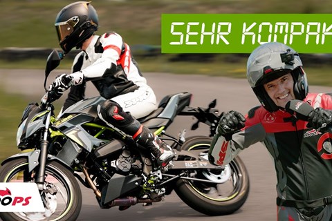 Sehr kompakt! Kawasaki Z125 Bestzeit auf der 1000PS Teststrecke