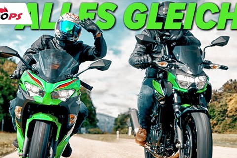 Kawasaki A2-Duell - Ninja 400 gegen Z400 Vergleich 2022