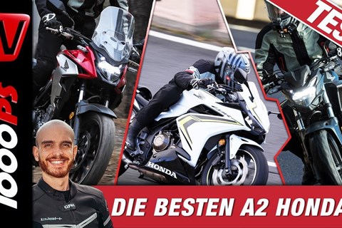 Honda CB500F & CBR500R & CB500X 2019 Test - Topspeed, Sound, Onboard - A2 Motorräder im Vergleich
