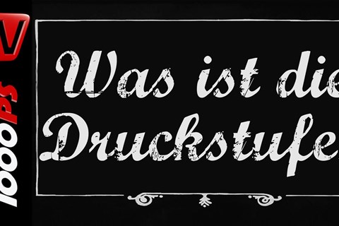 Was ist die Druckstufe? - Motorrad Lexikon