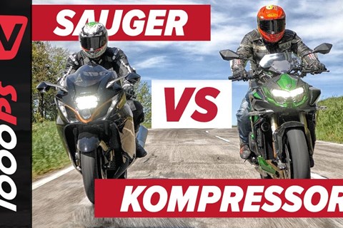 Suzuki Hayabusa vs Kawasaki Z H2 - Konzeptvergleich der extremsten Motorräder