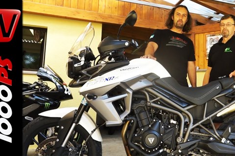 Triumph Tiger 800 XRx Schaltautomat HealTech Tuning- 1000PS-Dauertest